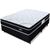 Cama Box Casal Molas Ensacadas Pillow Certificado Sonomar 138x188x55cm - BF Colchões BRANCO PRETO