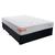 Cama Box Casal Sintético + Colchão Casal Molas Max Force Inducol Dellicate 63x138x188 Preto