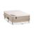 Cama box + Colchão Casal Castor Premium Tecnopedic One face Bege 138 x 188 x 70 Bege