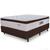 Cama Box Colchão Casal Sensation Premium Mola Ensacada com pillow Top Macio de Espuma HiperSoft + Viscoelástico BF Colchões MARROM