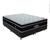 Cama + Box Colchão Queen com Molas Ensacadas Ortobom Elegant Preto