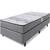 Cama Box Colchão Solteirão Ortopédico Firme Espuma D33 Antialérgico Certificado 97x203x51cm - BF Colchões CINZA