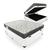 Cama Box Com Baú Casal Blindado + Colchão De Espuma D33 - Ortobom - iso 100 138x188x60cm  Branco
