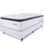 Cama Box com Colchão Solteiro Molas Ensacadas Alto 88x188cm Premium Sleep Branco BF Colchões BRANCO