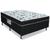 Cama Box Conjugada Ortobom Union Ortopedic D28 Casal 53x138x188 Branco e Preto