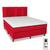 Cama Box e Colchão Magnético Casal Bio Massageador + Cabeceira - Eco Prince  Vermelho