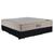 Cama Box King Bipartido Suede + Colchão Ortobom Airtech Molas Ensacadas 65x193x203 Preto