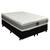 Cama Box King Sintético + Colchão Prime King Molas Max Force Las Vegas 193x203x73  Preto