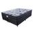 Cama Box Queen Colchão Mola Ensacada Belos Sonhos + Box Sintético 65x158x198 Preto