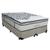 Cama Box Queen Sintético + Colchão Prime Queen Perfect Dream 158x198x75  Branco