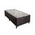 Cama Box Solteiro Colchão Alana Espuma D20 NK Camas + Box Poliéster 56x88x188 Preto