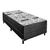 Cama Box Solteiro Colchão Mola Bonnel Belos Sonhos + Box Sintético 68x88x188 Marrom