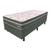 Cama Box Solteiro Topazio Viena Molas Ensacadas 88x188x64cm Cinza