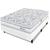 Cama Box Viuva Colchão Ortopédico Espuma Certificada 128x188x58cm - BF Colchões BRANCO