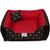 Cama Caminha Pet Cachorro Gato Gold - Tamanho G Com Zíper Lavável Coroa golden, Red