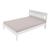 Cama de Casal para Colchão 138 x 188 cm Multimóveis VCR35011 Branco