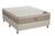 Cama Ortobom Casal Elegant Nanolastic 138x188x50 + Box Ortobom Bege