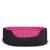  Cama para Cachorro Cão e Gato Médio 04 - Caminha Pet Bagum Microfibra Tam. G Rosa Coroa(Preto)