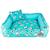 Cama Para Cachorro e Gato 60x60 Caminha Lavável JN Pet Azul Ovelha