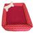 Cama Pet Pequena Simples Soft 40x40x15 + 1 Almofada 20x40 Cm Vermelho