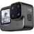 Câmera de ação V9 Wifi Filmadora Sport 4k 60fps 20mp Mergulho Moto Bike Surf Prova D'água IP68 Duas Telas PRETO