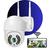 Camera de segurança wifi a Prova D água Icsee Full Hd 1080p Branco
