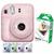 Câmera Fujifilm Instax Mini 12 Rosa Revela Foto + 10 Fotos Rosa