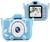 Câmera Infantil Digital Infantil Criança Fotografa Filma Azul