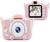 Câmera Infantil Digital Infantil Criança Fotografa Filma Rosa