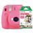 Câmera instantânea Fujifilm Instax Mini 9 Rosa Flamingo + Pack 10 fotos Sem-cor
