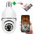 Camera Ip 360 Giratoria Wifi Lampada +cartão De Memória 32gb Orignal Branca
