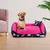 Caminha Cama Cachorro Gato Com Zíper 50x40cm Tamanho P 2 Pçs Foguetinho Pink