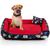 Caminha Cama Cachorro Gato Tam. M 2 Pçs Com Zíper 60x50cm Lavável  Foguetinho Vermelho