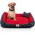 Caminha Cama Cachorro Gato Tam. M 2 Pçs Com Zíper 60x50cm Lavável  Coroa Dourada