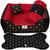 Caminha cama para cachorro kit 04 peças tamanho g lavável Coroa golden, Red