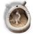 Caminha Para Gato Cama De Pelúcia Com Pêndulo Brinquedo Pet Animais de Estimação Caverna Casa Cão CINZA ESCURO