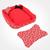 Caminha Pet Dog Luxo 4 Peças Impermeável G 65x55 Cm C/ Ziper - Barros Baby Store Vermelho Liso Patinhas