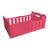 Caminha Pet P/ Gato ou Cachorro 19,5x17x29,5 Mdf Madeira Pintado Rosa