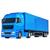 Caminhão Carreta Diamond Truck Baú - Roma Brinquedo Azul