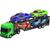 Caminhão Cegonheira Mini Cegonha Com 4 Pick Ups - Bs Toys Verde