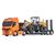 Caminhão De Brinquedo Iveco Plataforma Trator Infantil Masculino Laranja
