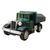 Caminhão de Transporte de Ferro Miniatura Brinquedo Fricção  Verde