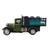 Caminhão de Transporte de Ferro Miniatura Brinquedo Fricção  Verde 2