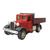 Caminhão de Transporte de Ferro Miniatura Brinquedo Fricção  Vermelho