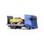 Caminhão Guincho Brinquedo Reboque Fury Truck com Carrinho Azul, Amarelo