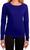 Camisa Adulto Feminina Com Proteção Solar Uv 50+ Várias Cores Azul marinho