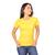 Camisa Baby Look Feminina Algodão Lisa Blusinha Amarelo