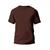 Camisa Básica Masculina Camiseta Plus Size Gola Redonda Blusa 100% Algodão Lisa Manga Curta Grande Marrom