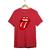 Camisa Básica The Rolling Banda Mick Rock Jagger Logo Stones Vermelho