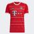 Camisa Bayern de Munique Home 22/23 s/n Torcedor Adidas Masculina Vermelho